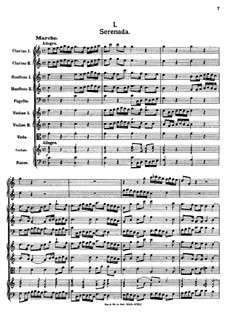 Serenade in C-Dur, K.352: Serenade in C-Dur by Johann Fux
