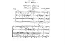 Deus Israel, Op.41: Deus Israel by Vincent d' Indy