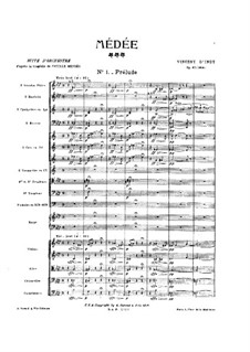 Médée, Op.47: Médée by Vincent d' Indy