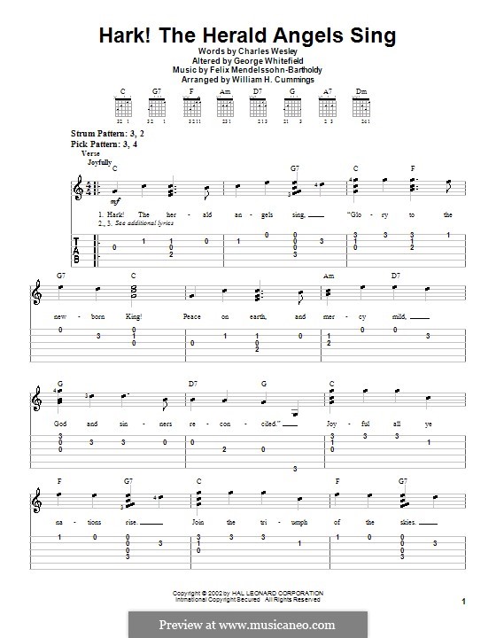 One instrument version: Leichte Tabulatur für Gitarre by Felix Mendelssohn-Bartholdy