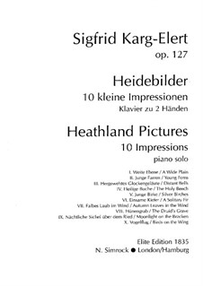 Heidebilder, Op.127: Für einen Interpreten by Sigfrid Karg-Elert