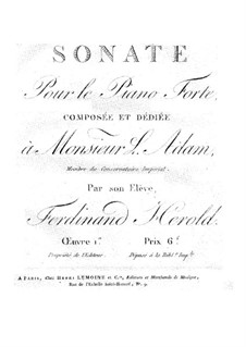 Sonate in C-Dur, Op.1: Sonate in C-Dur by Ferdinand Herold
