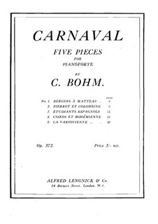 Karneval, Op.372: Karneval by Carl Böhm
