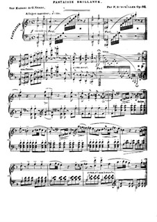 Fantasie brillante über Themen aus 'Ernani' von Verdi, Op.92: Fantasie brillante über Themen aus 'Ernani' von Verdi by Johann Friedrich Burgmüller