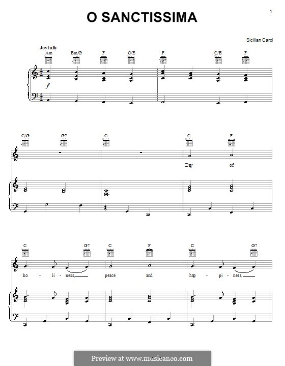 O du fröhliche: Für Stimme und Klavier (oder Gitarre) by folklore