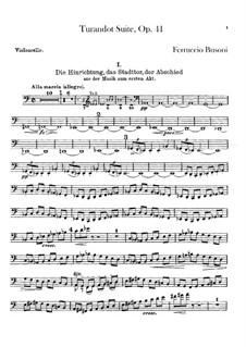 Turandot. Suite, BV 248 Op.41: Cellostimmen by Ferruccio Busoni