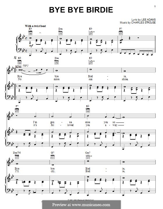 Bye Bye Birdie: Bye Bye Birdie by Charles Strouse