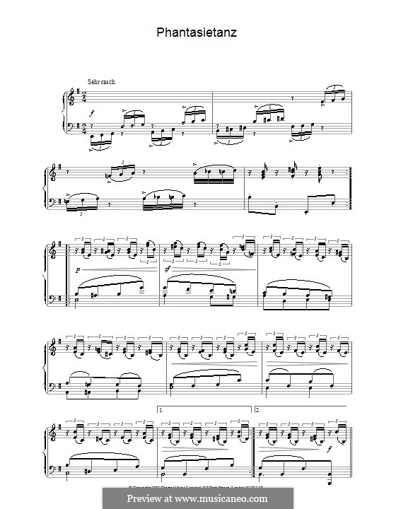 Albumblätter, Op.124: Nr.5 Fantasietanz by Robert Schumann