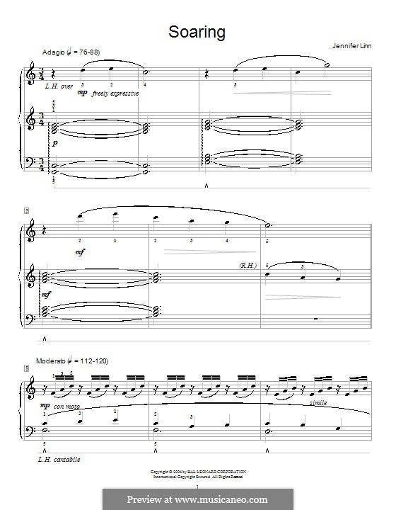 Soaring: Für Klavier by Jennifer Linn