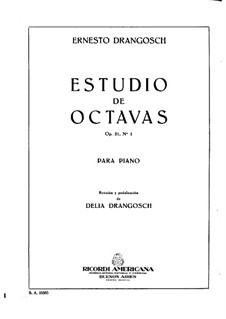 Oktaven-Studien, Op.21: Etüde Nr.1 by Ernesto Drangosch