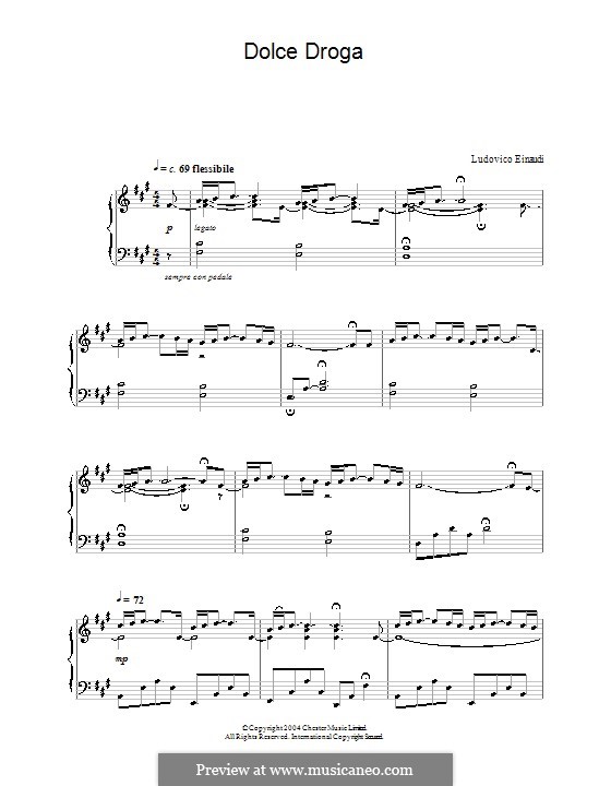 Dolce Droga: Para Piano by Ludovico Einaudi