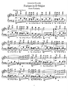 Two Furiants, B.85 Op.42: Furiant No.1 by Antonín Dvořák