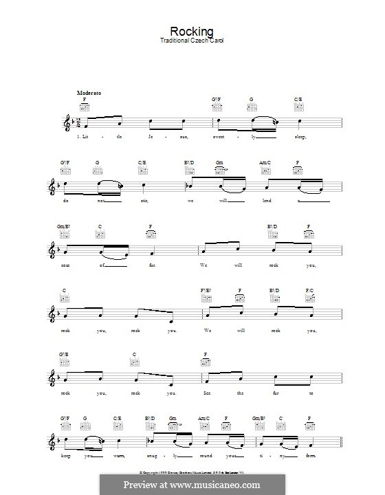 Rocking: melodía,letras e acordes by folklore