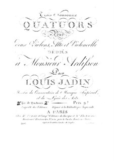 Three String Quartets II: Three String Quartets II by Louis-Emmanuel Jadin
