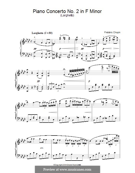 Fragmnets: movimento II, versão para piano by Frédéric Chopin