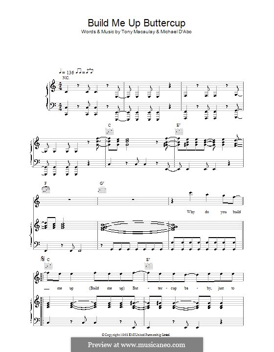 build me up buttercup bass tab build me up buttercup bass tab