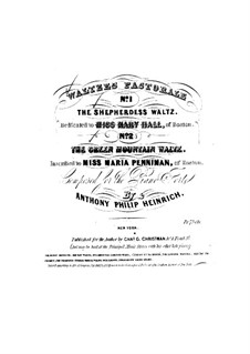 Two Waltzes Pastorale: Two Waltzes Pastorale by Anthony Philip Heinrich