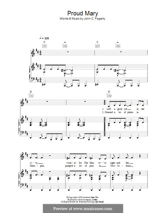 Proud Mary (Creedence Clearwater Revival) por J.C. Fogerty em músicaNeo