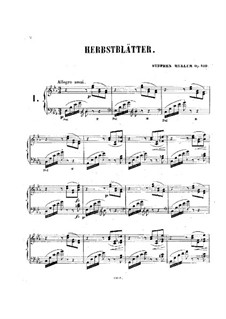 Feuilles d'automne, Op.109: Feuilles d'automne by Stephen Heller