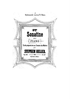 Sonatina for Piano No.3 in D Minor, Op.149: Sonatina for Piano No.3 in D Minor by Stephen Heller