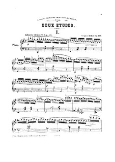 Two Etudes, Op.151: Dos Estudos by Stephen Heller