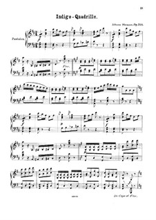 Indigo-Quadrille, Op.344: Indigo-Quadrille by Johann Strauss (Sohn)