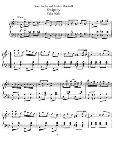 Swipesy: Para Piano by Scott Joplin, Arthur Marshall