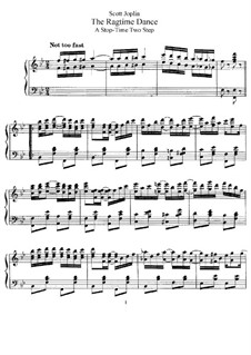 The Ragtime Dance: Para Piano by Scott Joplin