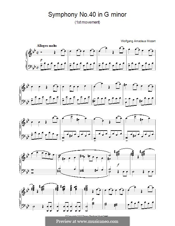 Movement I: Fragmento, para piano by Wolfgang Amadeus Mozart