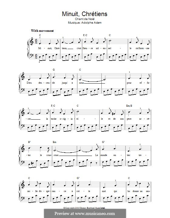 Vocal version (Printable scores): Para vocais e piano by Adolphe Adam