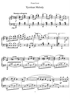 Tyrolean Melody: Tyrolean Melody by Daniel Auber