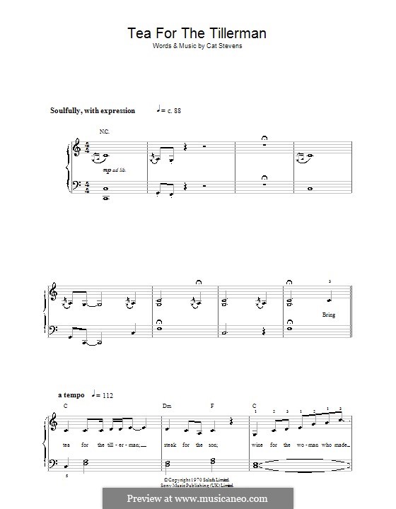 Tea for the Tillerman (closing theme from Extras) por C. Stevens em