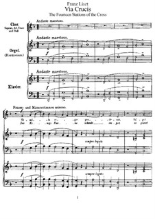 Via Crucis, S.53: Via Crucis by Franz Liszt
