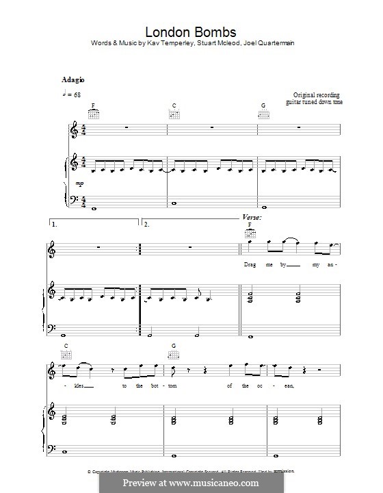 London Bombs (Eskimo Joe) por J. Quartermain, Kavyen Temperley, S