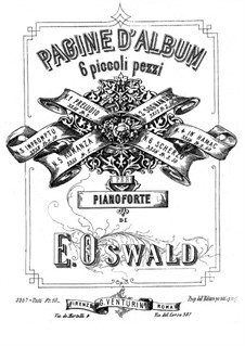 Album Leaves, Op.3: Album Leaves by Henrique Oswald