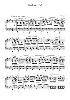 No.3 in E Major: Para Piano by Frédéric Chopin