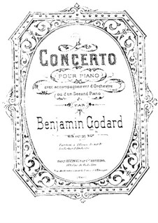 Concerto for Piano and Orchestra, Op.31: arranjos para dois pianos de quatro mãos by Benjamin Godard