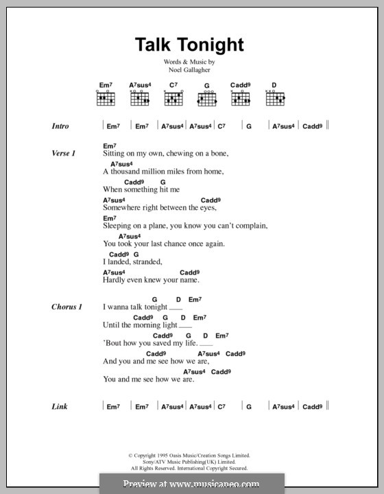 Talk tonight. Talk tonight. Oasis talk tonight. Talk tonight. Oasis talk tonight.