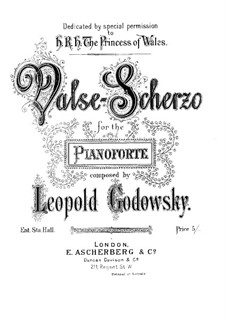 Waltz-Scherzo for Piano: Waltz-Scherzo for Piano by Leopold Godowsky