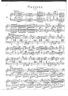 Mazurka 'Olga', Op.5: Para Piano by Alexandre Édouard Goria
