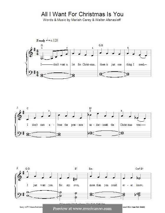 Instrumental version: Facil para o piano by Mariah Carey, Walter Afanasieff