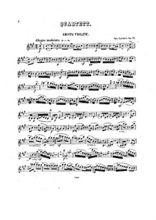 String Quartet No.4 in A Major, Op.74: String Quartet No.4 in A Major by Ignaz Lachner