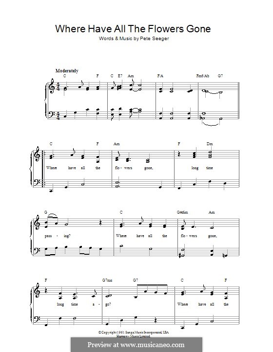 Where Have All the Flowers Gone (The Kingston Trio) por P. Seeger em