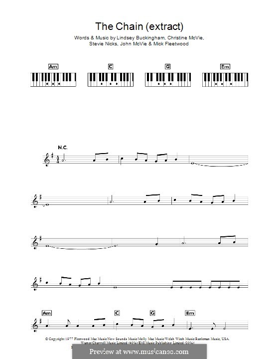 The Chain (Fleetwood Mac) por C. McVie, J. McVie, L. Buckingham, M