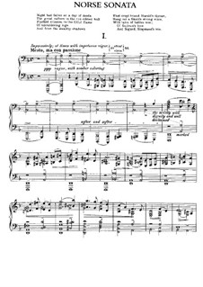 Sonata No.3 'Norse', Op.57: Para Piano by Edward MacDowell