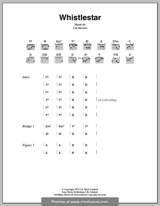 Whistlestar: Letras e Acordes by Cat Stevens