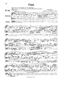 Fugue in E Minor: fuga em E menor by Karl Piutti