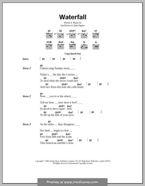 Waterfall (The Stone Roses) por I. Brown, J. Squire em músicaNeo