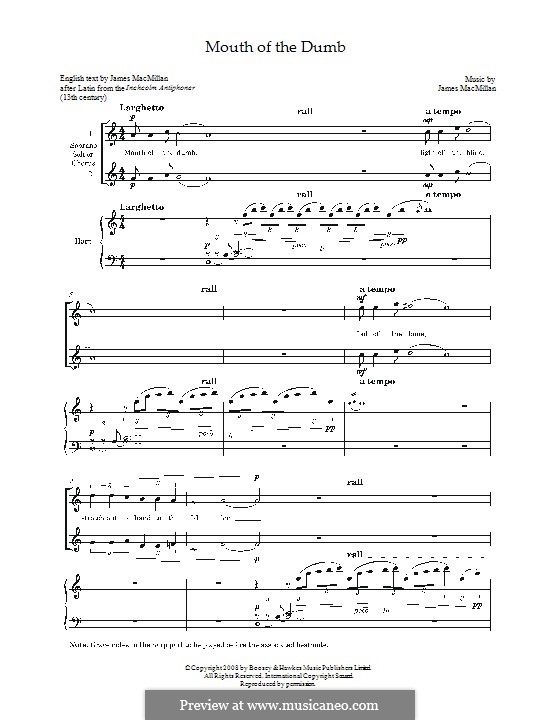 Mouth of the Dumb: Mouth of the Dumb by James MacMillan