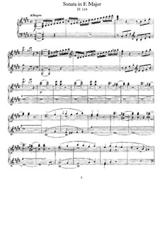 Sonata for Piano in E Major, D.154: Allegro by Franz Schubert